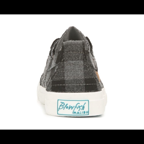 New! Blowfish Play Sneakers - Grey Buffalo Check - Size 8.5 - Picture 4 of 5